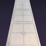 Papan Plastik Keras PVC Tebal Papan Gesper Plastik Siling Siling Pemasangan Sendiri Jalur Panjang Ba