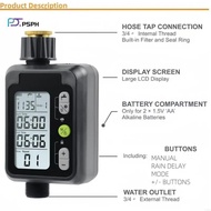 Multipurpose Garden Watering Timer, Multiple Programming Options, Mode Automatic Lawn Irrigation Sys