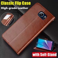 For Samsung Galaxy Note FE 5.7 inch SM-N935F N935L N935S N935K Genuine Leather Case Vintage Wallet S