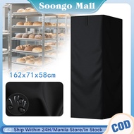 Bread Rack Dust Cover Waterproof Oxford Cloth Baking Tray Rack Cover With Zipper 23"x28"x64"