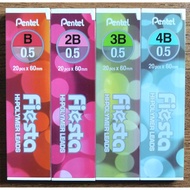 [White Shop] Pentel Automatic Pencil Lead 0.5 B 2B 3B 4B 0.5
