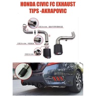 Honda Civic FC Dual exhaust tip plug and play