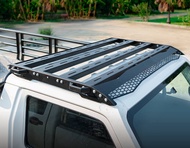 แร็คหลังคาแบบเรียบโตโยต้า hilux champ tw v2 150x90cm ถาดวางของสไตล์แบนบนหลังคา toyota hilux champ fl
