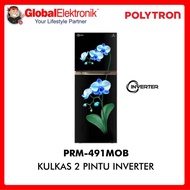 POLYTRON Kulkas 2 Pintu PRM-491MOB 350L