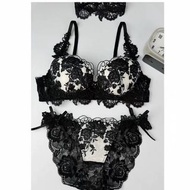 日本🇯🇵明日花內衣👙3件套裝，性感內衣，內衣套裝，bra set ，情趣內衣，制服，push up bra，情趣制服