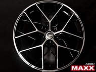 【台灣輪胎王】MAXX ABS01 特殊旋壓工法 18吋 5孔全車系適用 黑車面 台灣製 (配胎套餐大折扣)