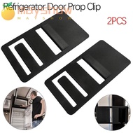 MAYSHOW 2PCS Refrigerator Door Prop Clip Black Prevent Noise RV Fridge Airing Device for For Dometic DM26XX/DM28XX