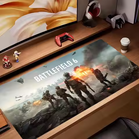 Battlefield 6 Mouse Pad Keyboard Mouse stitch Mouse pad,Desk Mats,Gaming Accessories,PC Parts XXL90x