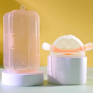 1 Pc Baby Orange Day And Night Silicone Penguin Teether Nursing Glove With Dust-Proof Storage Box Li