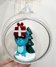 全新 英國🇬🇧直送 迪士尼 怪獸公司 怪獸大學 毛毛 聖誕水晶球 聖誕樹🌲掛飾