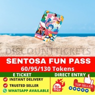 SENTOSA FUN PASS TOKEN 1 DAY PASS TICKETS SINGAPORE