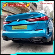2 SERIES GRAN COUPE M-PERFORMANCE REAR DIFFUSER w/EZKOS PIPE FIT F44 218I M Sport REAR LIP BMW ACCES