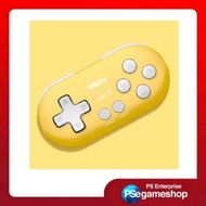 8bitdo Zero 2 Mini Bluetooth Gamepad for Switch Windows Android MacOS Steam Raspberry Pi (Yellow)