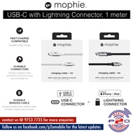 Mophie USB-C Cable with Lightning Connector, 1 meter