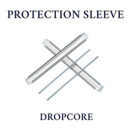Large Protection Sleeve 2 Iron Wires (6cm x 5mm) DropCore Fiber 50 pcs