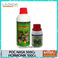 paket pupuk nasa /pupuk pertanian nasa /poc nasa 500cc dan hormonik 100cc