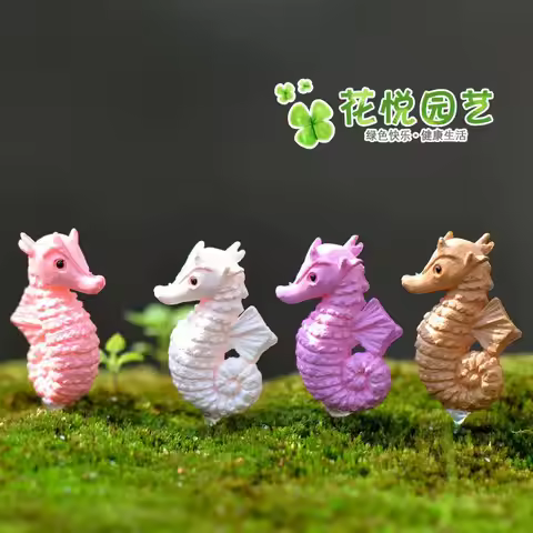 Ocean Landscaping 4 Color Hippocampal Craft Meat Moss Micro Ecological Bottle Diy Accessories Miniat