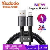 Mcdodo 3A USB to Lightning Charging Cable For iP 14 Pro Max 13 12 11 Xr 8 7 6s CA-358 285