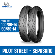 Sepasang Ban Motor Vario 150 Michelin Pilot Street 100/80 & 90/80 - 14