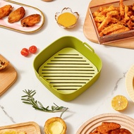 Air Fryers Tray Silicone Basket Easy To Clean Easy To Use Oil-resistant