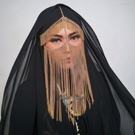 (KH-111) Face Chain Mask Arabian Cleopatra Chain Veil/ Mask Chain