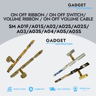 SM A01F/A015/A02/A02S/A025/A03/A03S/A04/A05/A05S - On off / volume ribbon / side ribbon / switch rib