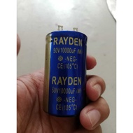 ELCO 10000 uF / 50 RAYDENVOLT biru | Elko 10000uF Capacitor 50Volt/
