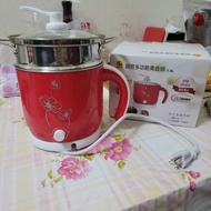 台中可約取 二手 附原廠蒸籠 鍋寶 多功能美食鍋 1.8L 防燙把手 分離式 316不鏽鋼內鍋 外宿 學生必備