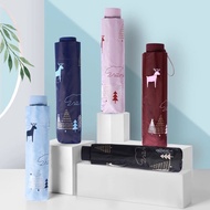 payung lipat Payung syurga, payung, vinil, payung anti-ultraviolet, wanita, payung lipat tiga kali l