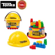 Tonka Mighty Builders Hard Hat & Bucket Playset ทอนก้า ชุดตัวต่อถังก่อสร้าง 27 ชิ้น ของเล่นเด็ก 0619