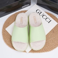 Melissa Melissa น่ารักขนยาวบรอดแบนด์แบนรองเท้าผู้หญิงที่สะดวกสบาย