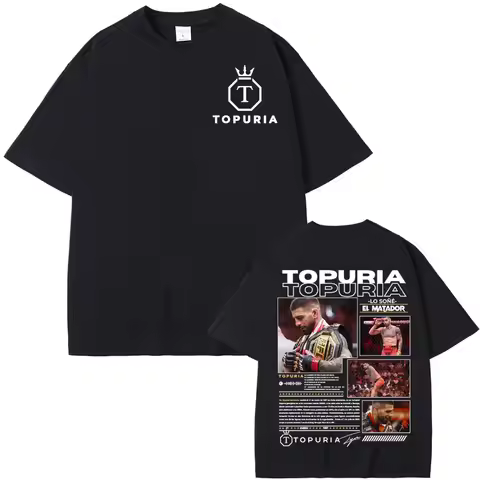 Ilia Topuria Lo Sone El Matador Graphic T-shirts for Men Fashion Vintage Short Sleeve T Shirt Unisex