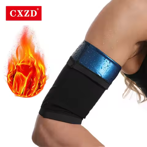 CXZD Women Arm Trimmers Sauna Sweat Bands Arm Slimming Trainer Arm Fitness Sports Shapers Weight Los