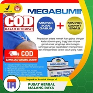 MEGABUMIN ORIGINAL Minyak Ikan Kuthuk Ikan Gabus Ekstrak Albumin Asli