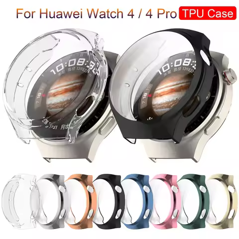 TPU Full coverage shell Case For Huawei Watch 4 Pro Protector Shell Bumper Protective Cover For Huaw