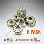 ABEC-9 (8Pcs) High Speed Bearings 608ZZ Freeskates Skateboard Roller Skates Inline Skates Bearing 60