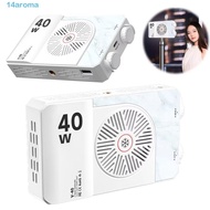 AROMA RGB LED Camera Light, 40W 2800-9000K Mini LED Video Lamp, Multi-functional CRI/TLCI 90+ FX 8 M