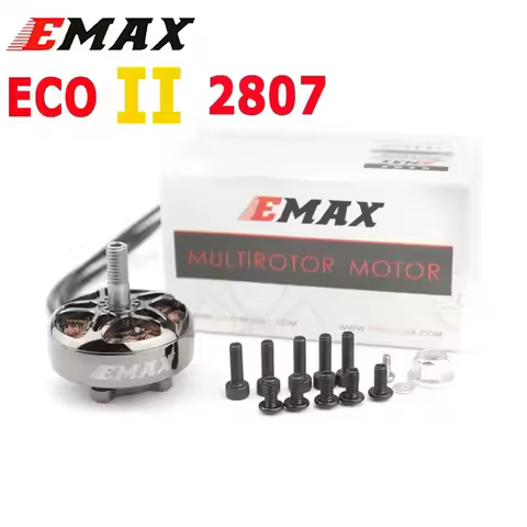 4pcs/lot EMAX ECOII Series eco ii 2807 6S 1300KV Brushless Motor For 7'' FPV Racing RC Drone Diy par
