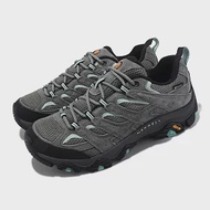 Merrell 戶外鞋 Moab 3 GTX 女鞋 灰 黑 防水 避震 護趾 Vibram 登山 郊山 ML036318