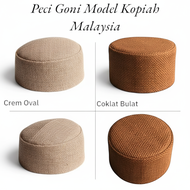 Peci Kopiah Goni terbaru Malaysia / Peci Bulat Pria Model Terbaru / Peci Bulat / Kopiah Malaysia