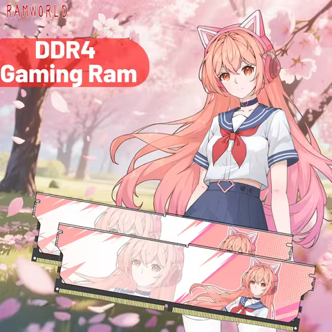 RAMWORLD DDR4 Memoria 32GB (16GBX2) 16GB (8GBX2) 3600MHz 3200MHz Desktop RAM Memoria pc gaming