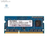 ☼☋Cut☫◘Elpida 4GB ชุด1Rx8 PC3หน่วยความจำ12800S SODIMM แรม1600Mhz แล็ปท็อป Intel 204pin ตลอดอายุการรั