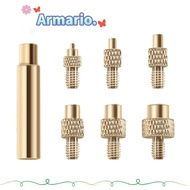 ARMARIO Heat Insert Nut, Brass Threaded Insert Iron Tip, Durable Hot Melt Insert Nut M2 M3 M4 M5 M6 