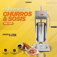 Mesin Cetak Sosis Churros Sausage Stuffer Fomac SSF-SV5