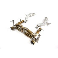 ING Titanium Alloy Full set Catback Exhaust Pipe for 2015-2019 Ferrari 488 Spider Pista 3.9T F430 F1