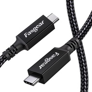 Fasgear USB 4 Cable 3ft, 40Gbps USB C to Type C Data Cord 100W Fast Charging Single Display 8K 60HZ