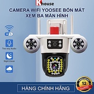 Camera Yoosee Ngoài Trời F50 3 MẮT MÁY BAY ĐỘC LẬP, Xoay 3 Mắt Cùng Lúc Đa Chiều, Đầy Đủ Tính Năng, 