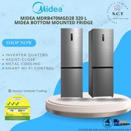Midea MDRB470MGD28 320 L Fridge – Smart Family Cooling, Energy 3‑Tick, Inverter, Wi‑Fi Control