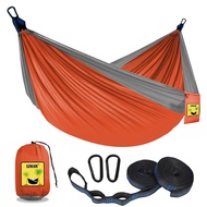 SZHLUX Camping Hammock Double & Single Portable Hammocks with 2 Tree Straps, Great for Hiking,Backpa