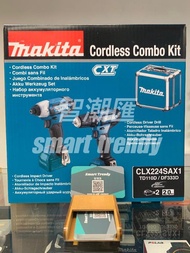 旺角實店 Makita 套裝鋰電孖批 CLX224 12V (DF333D 起子電鑽+TD110D衝撃起子機)(2.0Ah電池X2) 香港代理1年原廠保養